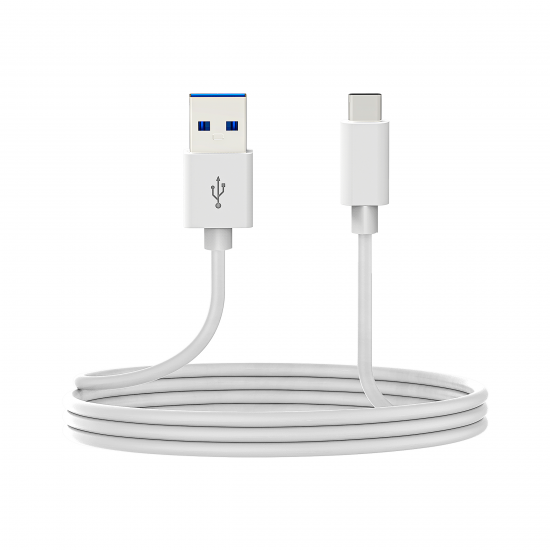 Cable Dcu USB C a USB A 2M 3.0 blanco